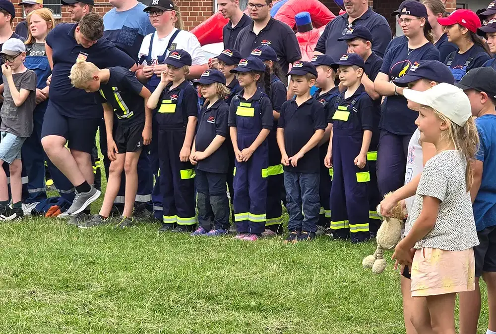 Sommerolympiade der Kinder- und Jugendfeuerwehren Müllingen und Wirringen in Müllingen