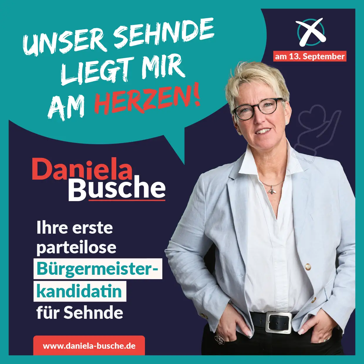 Daniela Busche Wahlflyer